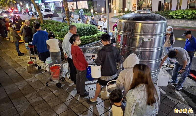 淡水6萬戶民眾盼不到供水 台水：前端已復水、末端仍需等待