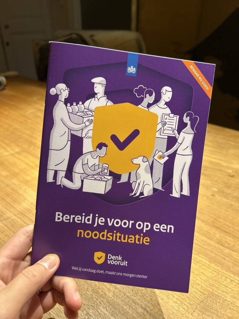 荷蘭發送全民防災手冊 籲民眾做好準備面對潛在災害