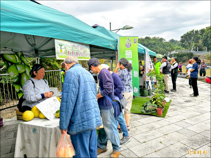 南瀛天文館攜手大內小農 首辦市集