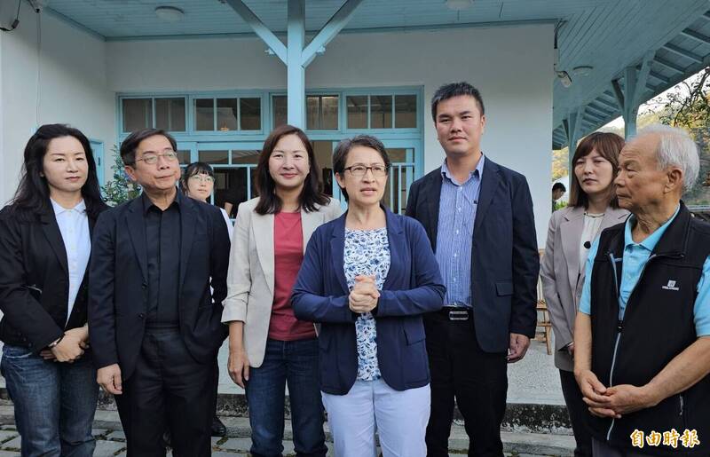 開始輔選了? 蕭美琴到苗栗喝下午茶同框陳品安 喊「一起加油」