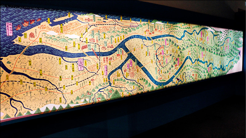 長達5米 高屏溪流域人文信仰圖展出