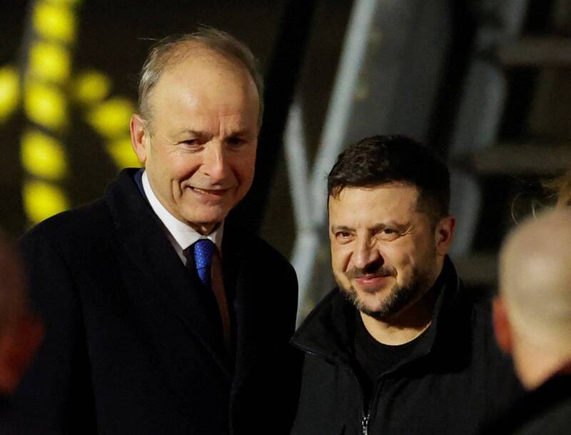 澤倫斯基首到訪 愛爾蘭加碼44億挺烏並宣示追究俄戰爭罪!