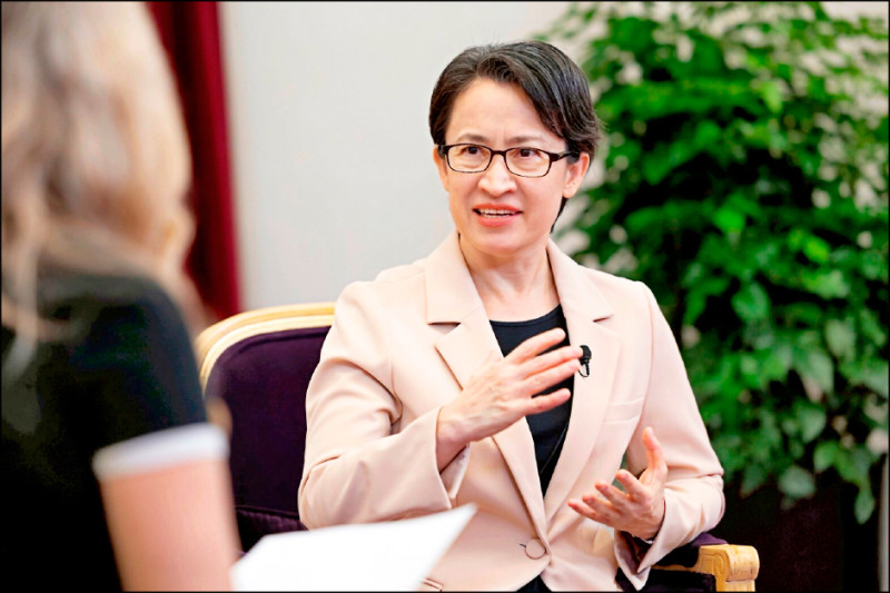 蕭美琴接受美媒專訪:和平不能建立在某一方的支配上