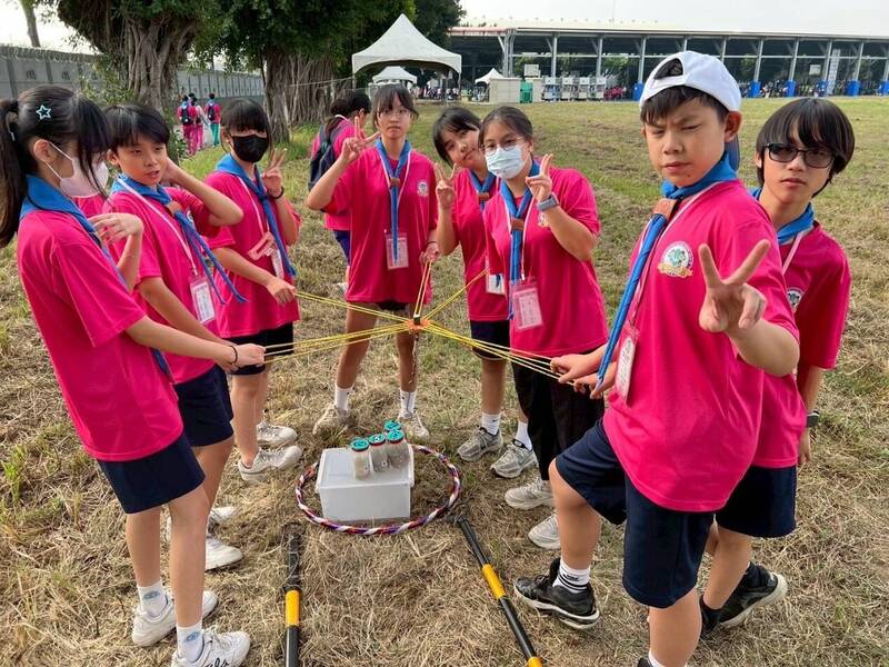 高市五福國中童軍聯合露營脫穎而出奪精神總錦標