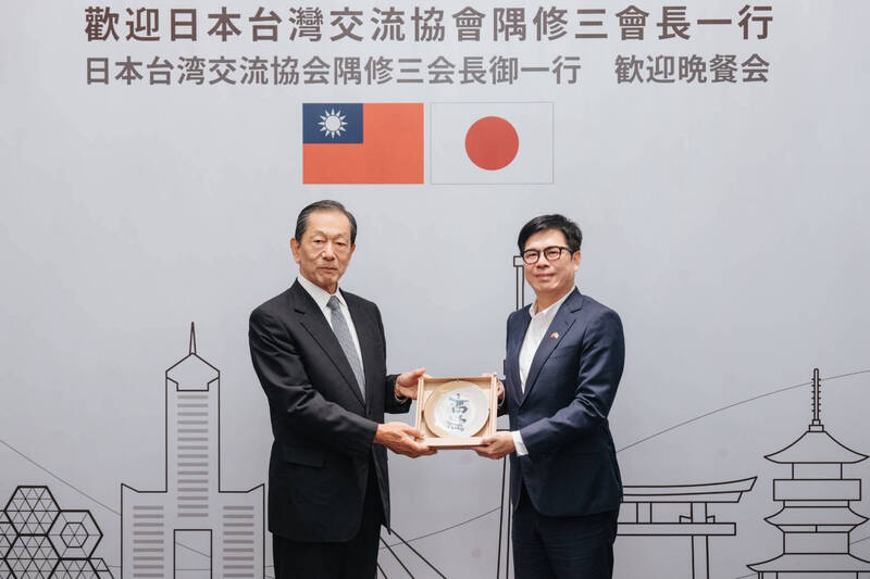 日本交流協會長隅修三首訪高雄  陳其邁：高雄與日本緊密羈絆真朋友