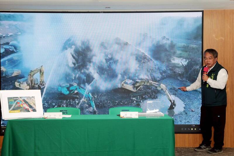 台南烏樹林暫置場火災燒13天昨晚撲滅 市府向市民致歉