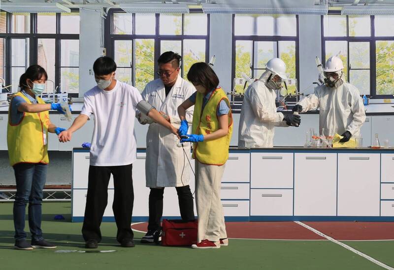 實驗室意外演練 中山大學加強應變能力