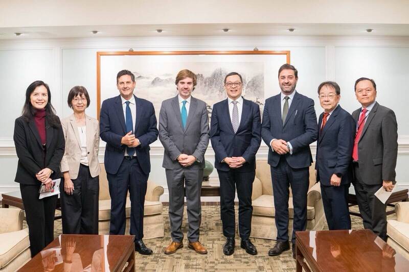 葡萄牙跨黨派議員訪台 盼台葡推展再生能源、無人機合作