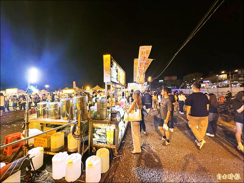 醮典不賣葷食 桃園「北台灣最大夜市」提前熄燈