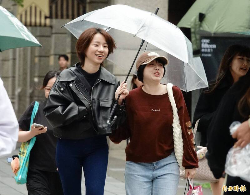 週五北、東零星雨 西半部日夜溫差10度