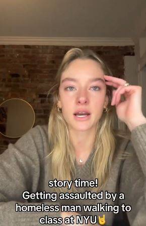 有16項前科  流浪漢無故襲擊紐約女大生