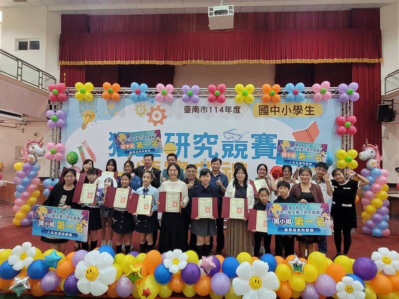 綠竹筍AI分級、粉圓科學拆解 台南國中小研究競賽作品亮眼