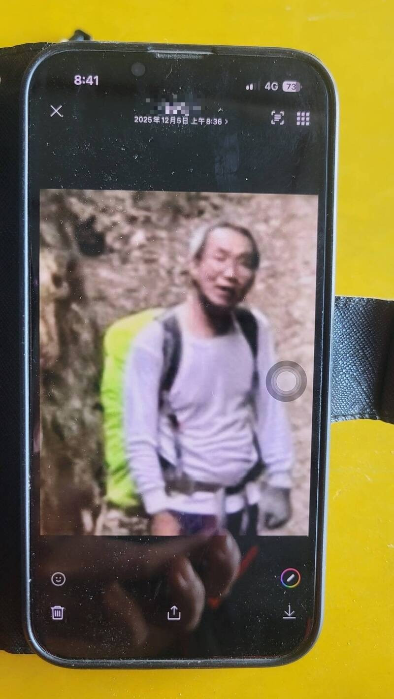 62歲柴山達人「小鄧」獨攀失蹤17天 家屬心急找人