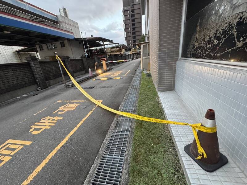 中和驚傳墜樓!50多歲男倒臥停車場車道口不治