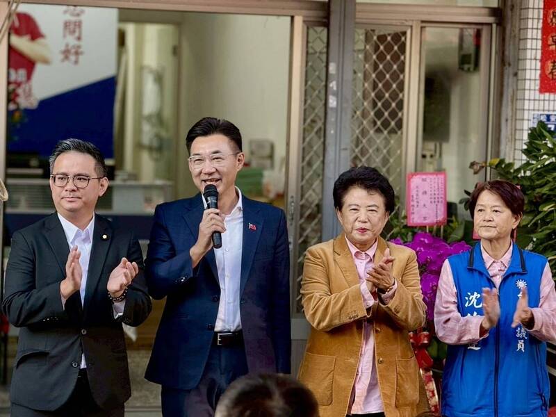 藍台中市長用徵召?楊瓊瓔喊話初選 江啟臣曖昧不表態