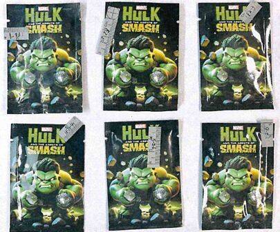 台中市刑大查获毒品咖啡包分装工厂藏身乌日高铁特区大楼，起出以动漫人物绿巨人浩克当包装的毒咖啡包。（记者陈建志翻摄）
<h4>☆少一份毒品就多一份健康，自由时报提醒您远离毒品☆</h4>