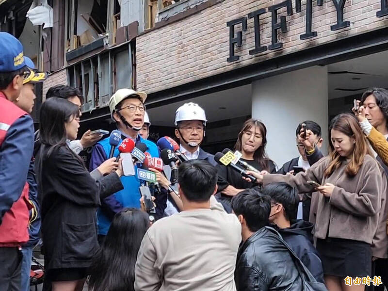 板橋府中商圈氣爆29戶受災 重慶路12巷尚待恢復通行