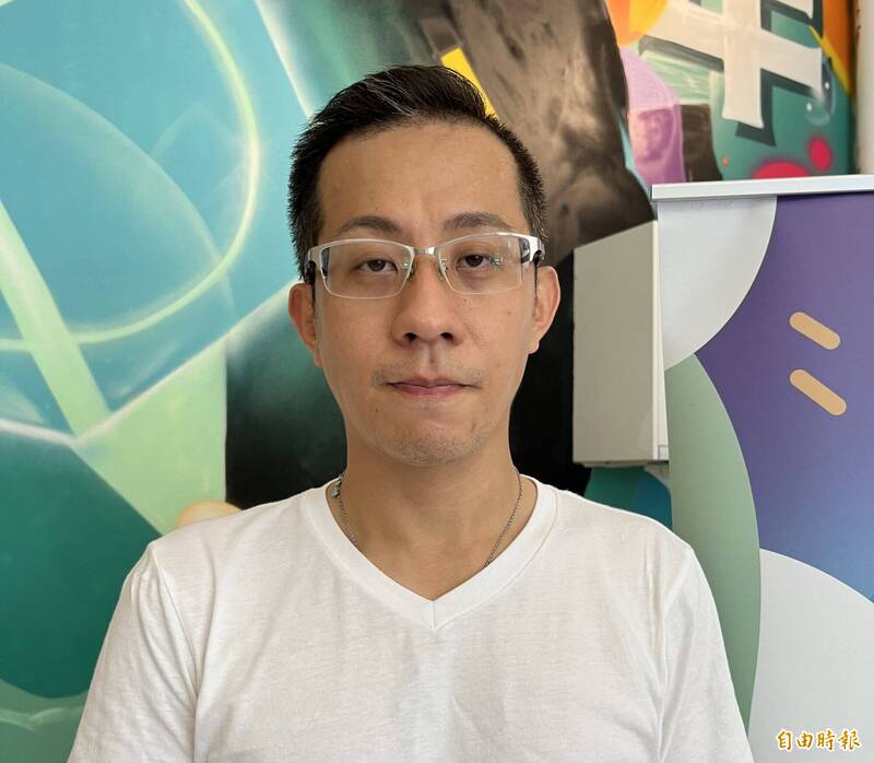 前民众党新竹县党部执行长林冠年。（资料照）