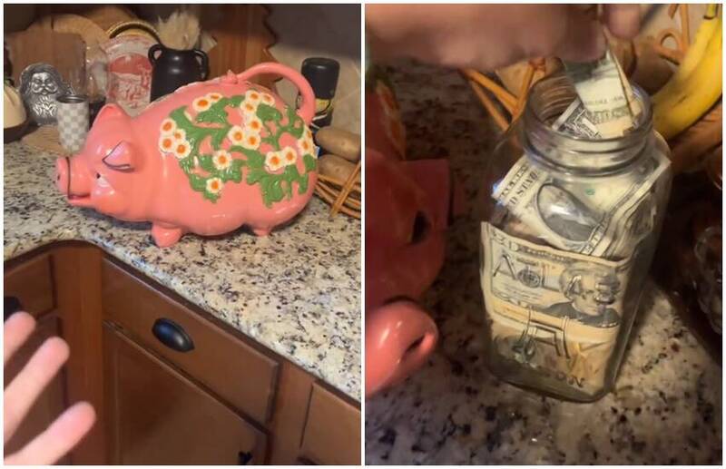 她花300塊買下二手小豬撲滿 竟在「肚子裡」挖出6萬多元!