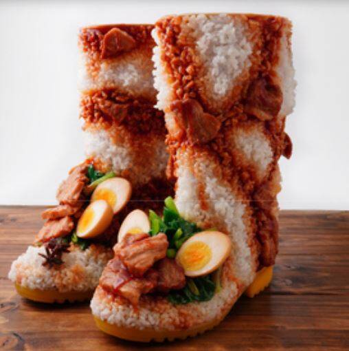 日本埼玉縣納稅回禮推「滷肉飯靴」超逼真還能穿!