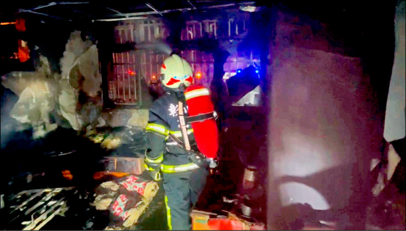 溪湖民宅惡火 102歲人瑞送醫不治