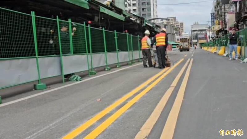 桃園南門市場災損區拆除 下月臨時帳篷復業搶春節前採買潮