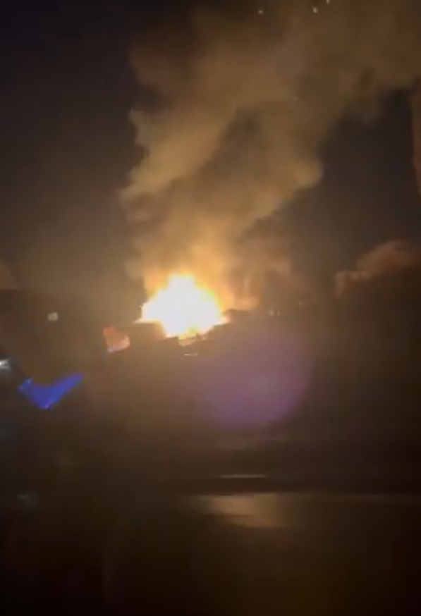 青森縣多地通報發生火災，包括森林大火。（圖翻攝自X平台）