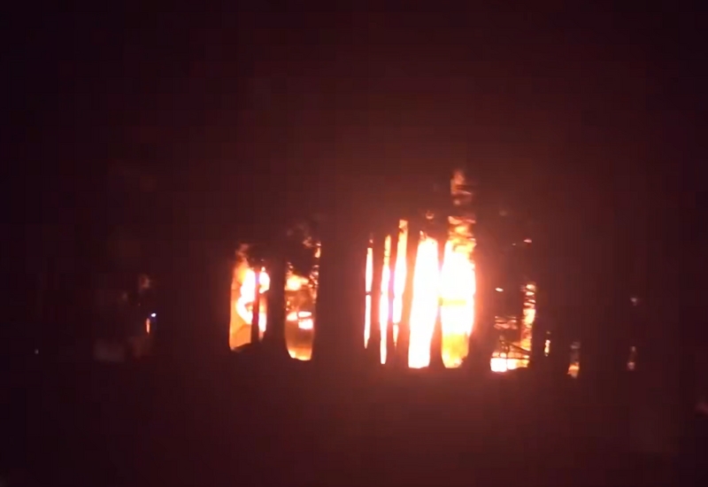 青森縣多地通報發生火災，包括森林大火。（圖翻攝自X平台）