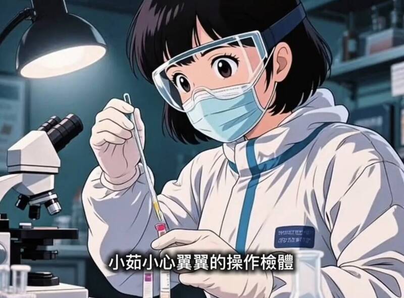 揭示醫檢師專業的工作日常 美女醫檢師「偵探日誌」AI動畫作品獲獎