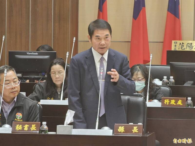 苗栗縣長鍾東錦。（記者彭健禮攝）