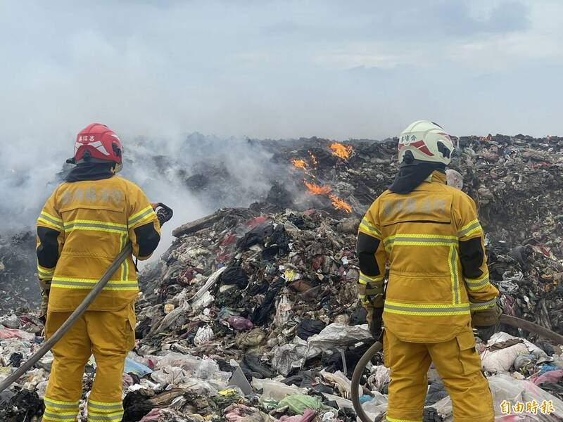 紅羅垃圾場燒不停 澎湖縣議員蘇育德建議從源頭改善