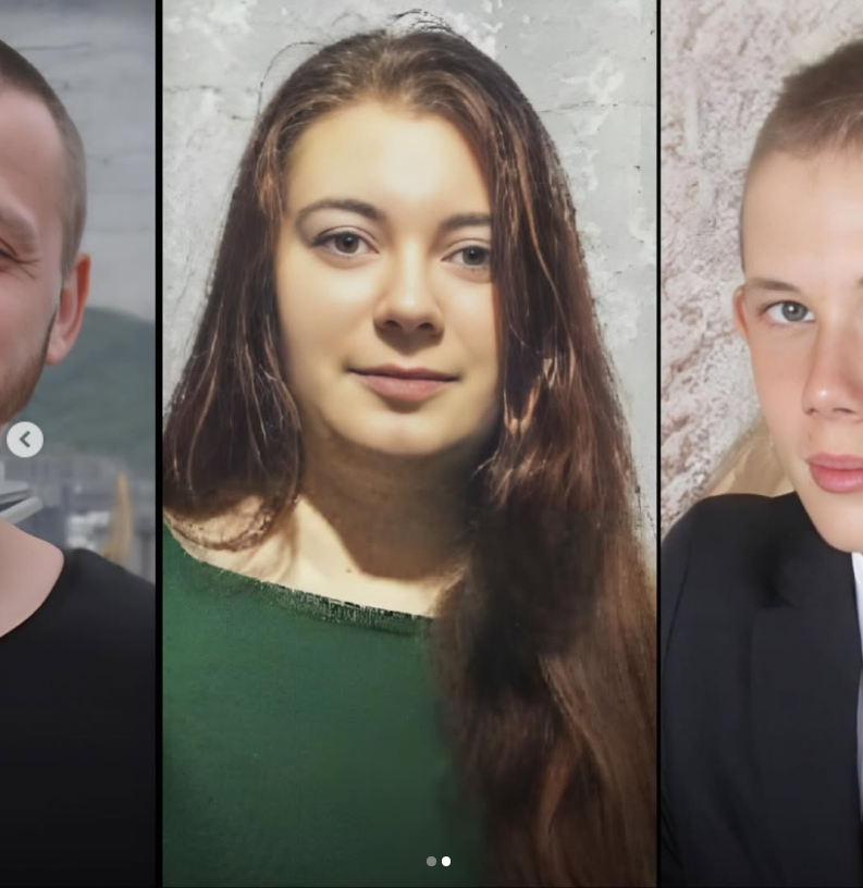 美國司法部宣布起訴33歲烏克蘭女子杜布拉諾娃（中），指控她背叛祖國，協助俄羅斯駭客組織攻擊美國德州水利設施與核能監管網站。（圖取自Tessaron_News／X）