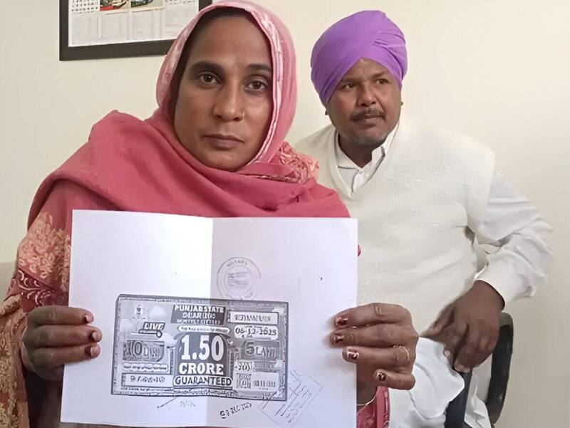 彩券中5200萬頭獎!印度夫妻怕被綁架「全家連滾帶爬逃亡」