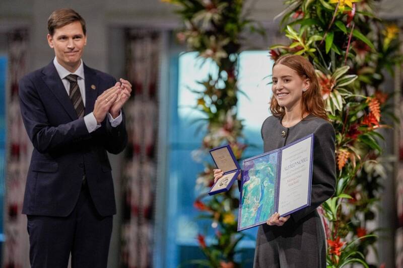 和平獎得主馬查多女兒宣讀演說:民主國家須為自由奮戰