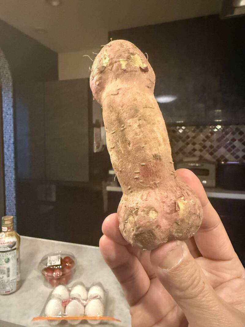 日本這根地瓜長得好威！ 網驚：阿姆斯特朗砲