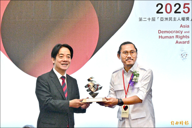 世界人權日 賴:守護民主刻不容緩