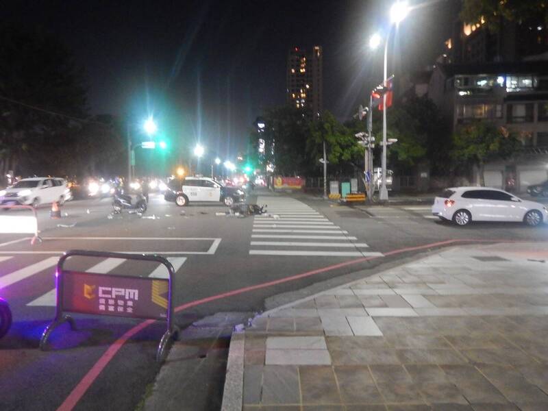 发生死亡车祸的路口。（民众提供）