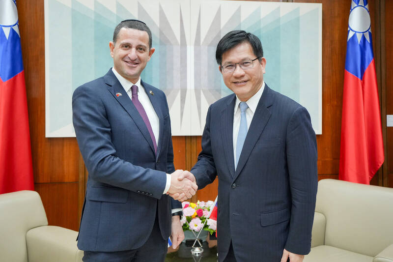 接見以色列國會印太小組主席 林佳龍:台以是相互支持的民主夥伴