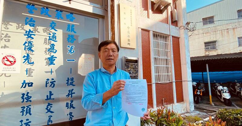 涉嫌發送婚外情消息的黃姓男子被逮獲，高市議員參選人蔡昌達認為事情沒那麼簡單，除感謝警方高效率逮到嫌犯，也盼續追幕後黑手。（記者王榮祥翻攝）