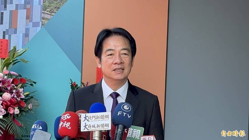 總統賴清德表示，國家只有1個， 呼籲藍白以國家利益為重。（記者劉婉君攝）