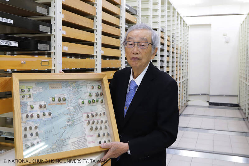 日本退休教授八田耕吉再捐昆蟲標本 興大珍視台日情誼這樣做