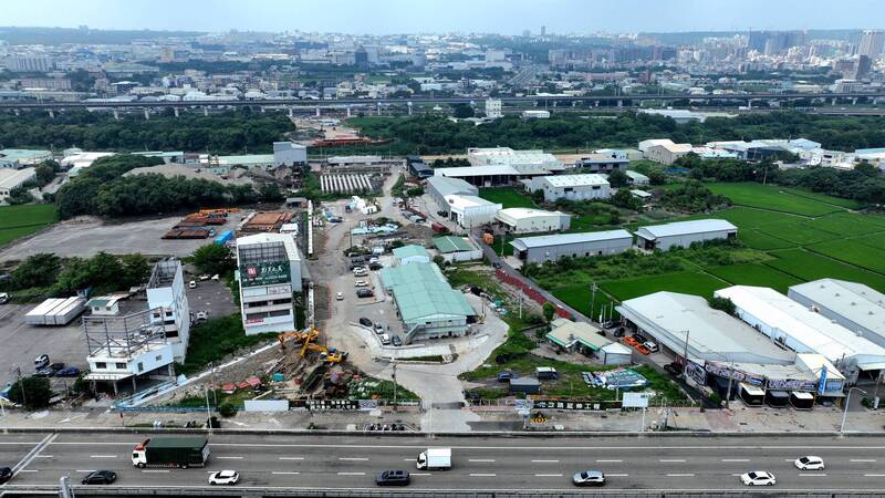 台中市政路延伸工程預計明年底全線通車。（台中市政府提供）