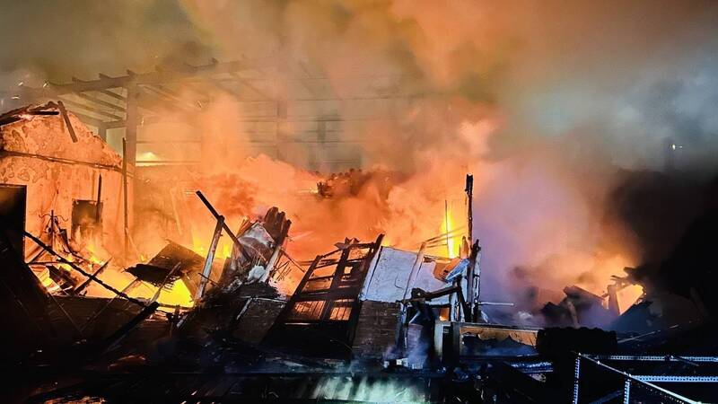 彰化竹塘三合院火警 人員及時逃出