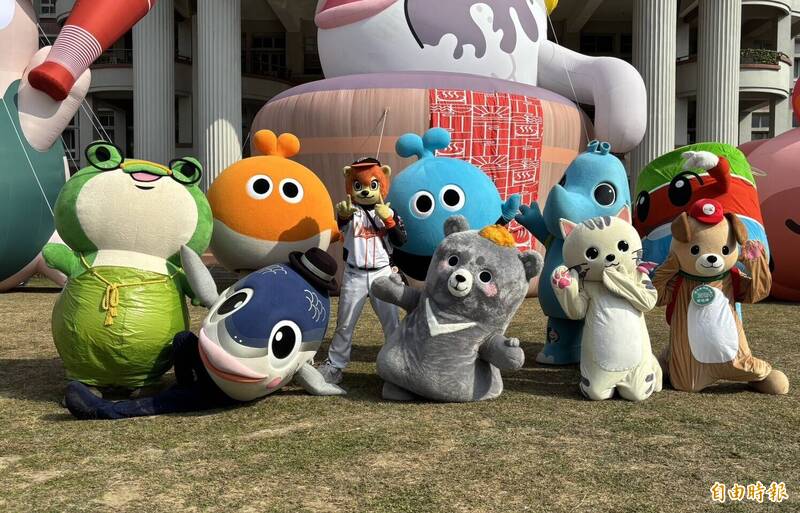 超偶聯盟台南萌市力 10隻吉祥物大集合萌翻