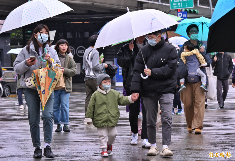 冷氣團來襲北台越晚越冷!週日至下週二平地低溫恐跌破10度
