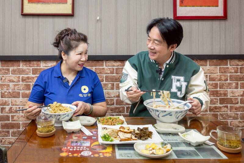 賴清德訪中配大啖「包公私房麵」 郭明華：台灣是我的家