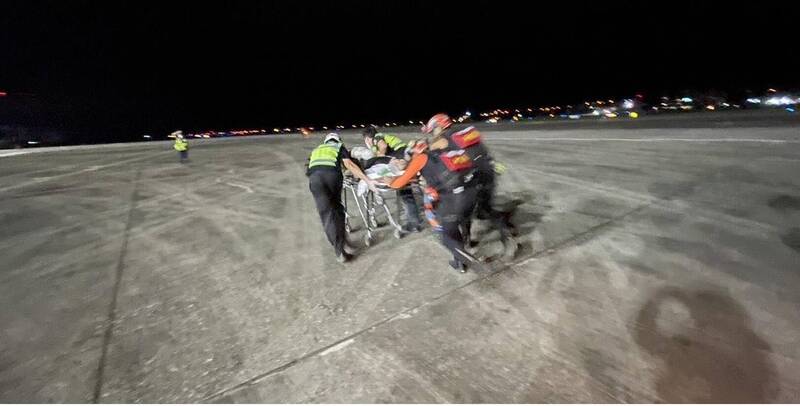 台籍遊客郵輪上跌倒無意識 空勤直升機花蓮外海救援