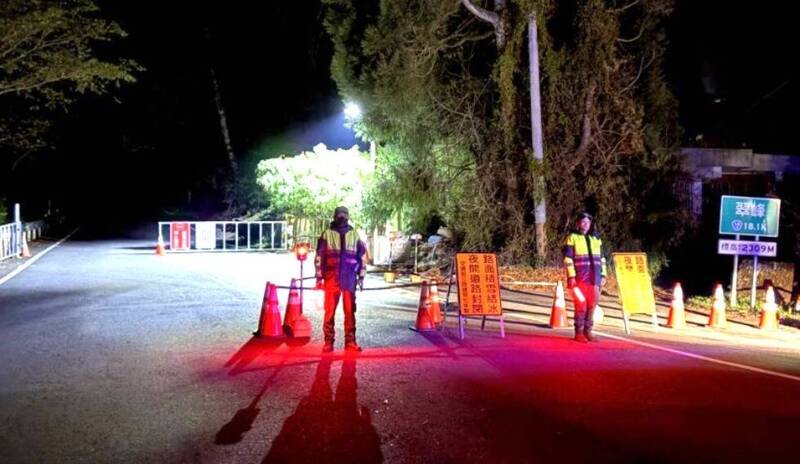 台14甲線翠峰至大禹嶺路段 18:00起預警性封閉