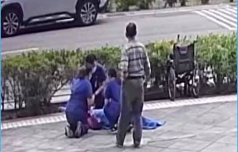 台中清水長者散步突倒下 診所醫護衝出分工搶救