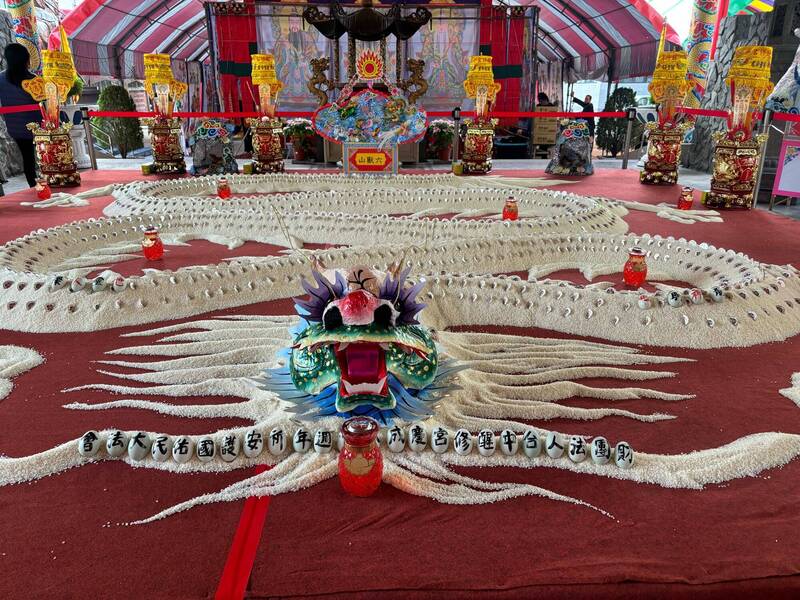 中市醒修宮慶80週年 10公尺米龍、2000片龍鱗錢母12/18發送